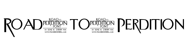Road-to-Perdition  Скачать бесплатные шрифты