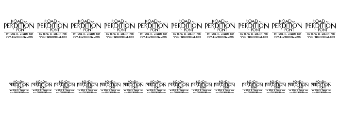 Road-to-Perdition Font OTHER CHARS
