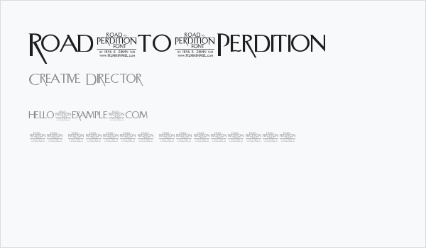 Road-to-Perdition Business Card