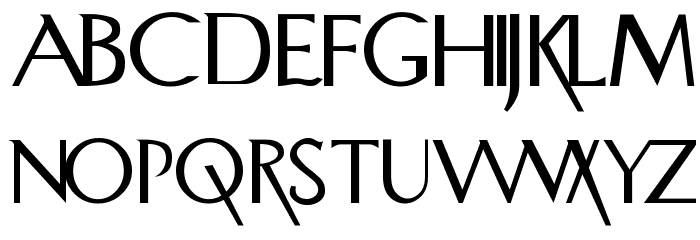 Road-to-Perdition Font LOWERCASE