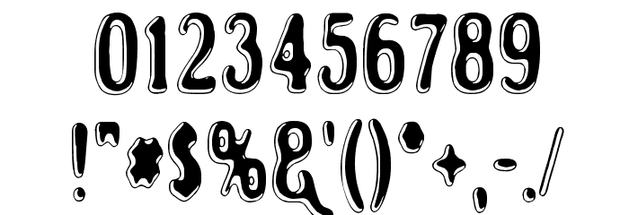 Road to nowhere Font OTHER CHARS