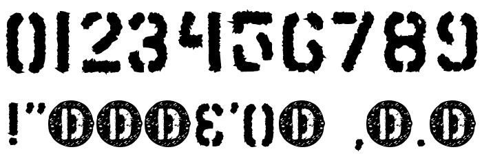 RoadCrew Font OTHER CHARS
