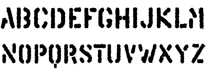 RoadCrew Font LOWERCASE