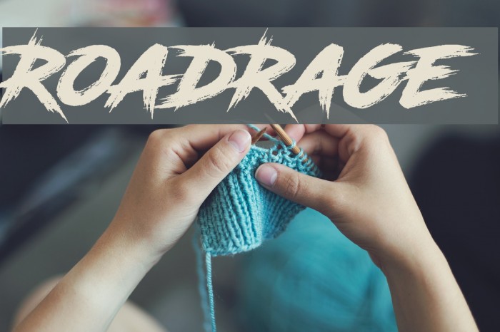 RoadRage Font examples
