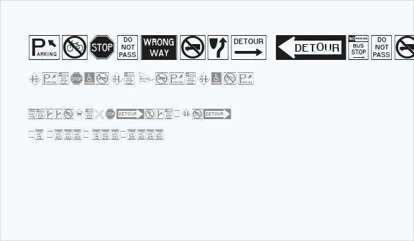 RoadSign Medium Business Card