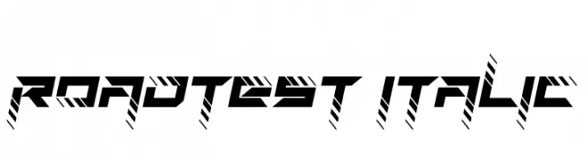 RoadTest Italic  フリーフォントのダウンロード
