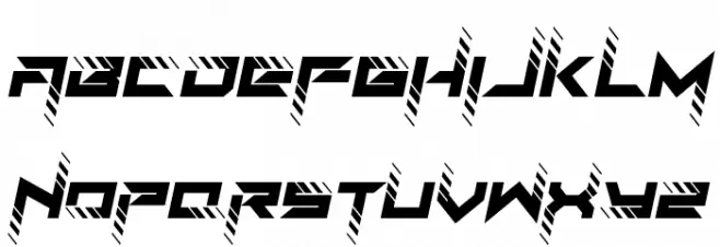 RoadTest Italic Caratteri MAIUSCOLE
