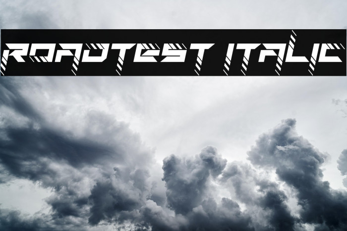 RoadTest Italic Example 3