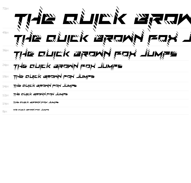 RoadTest Italic Waterfall