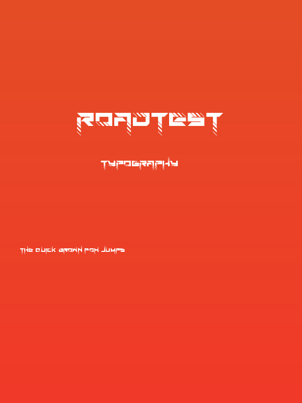RoadTest Poster