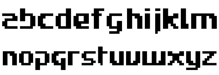 RoadWC98 Font LOWERCASE