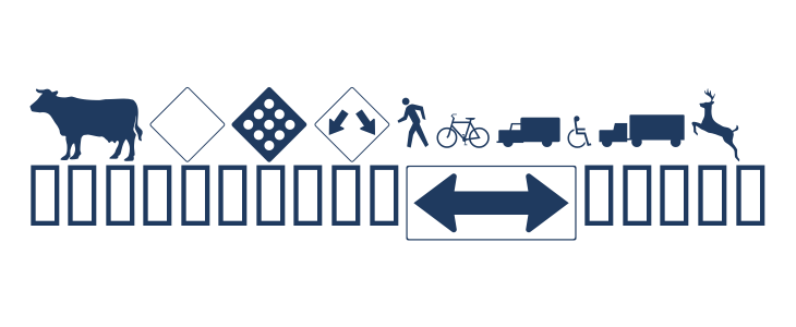 RoadWarningSign Other Characters