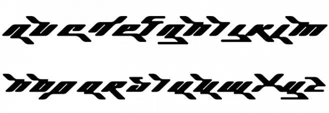 Roadam फ़ॉन्ट लोअरकेस