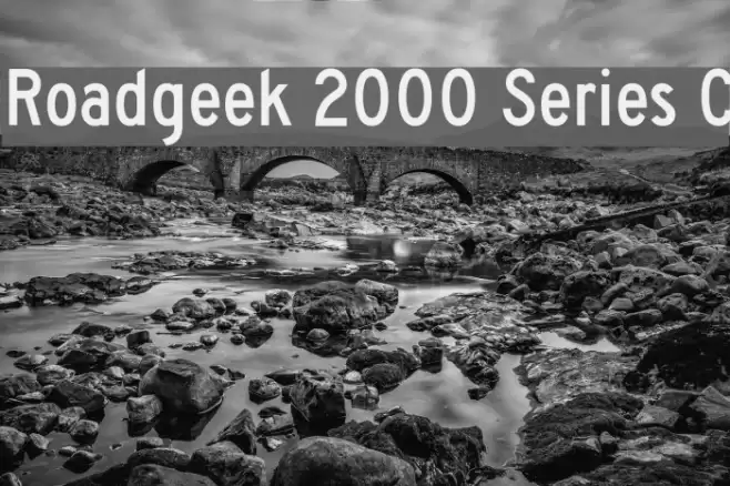 Roadgeek 2000 Series C Caratteri examples