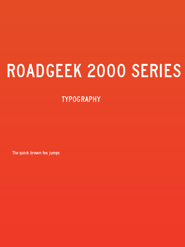 Roadgeek 2000 Series C Poster