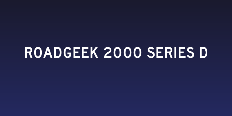 Roadgeek 2000 Series D Social Header