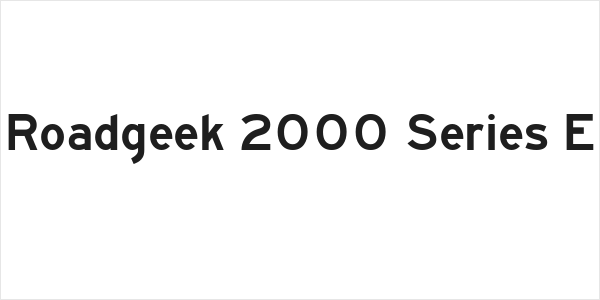 Roadgeek 2000 Series E Logo