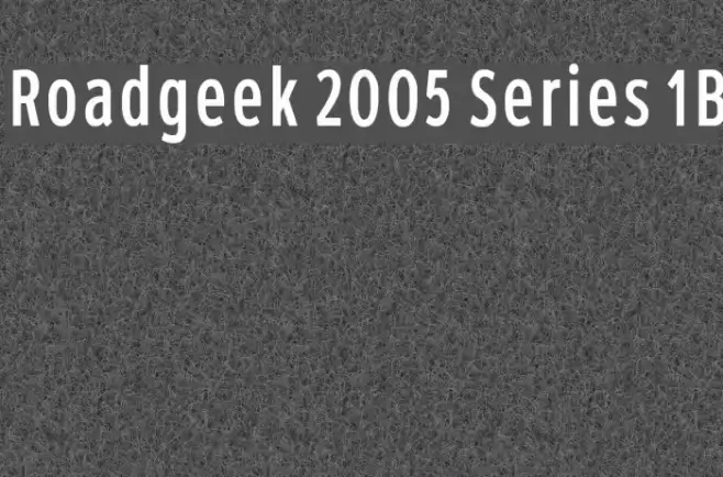 Roadgeek 2005 Series 1B Font examples