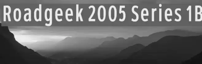 Roadgeek 2005 Series 1B Font examples