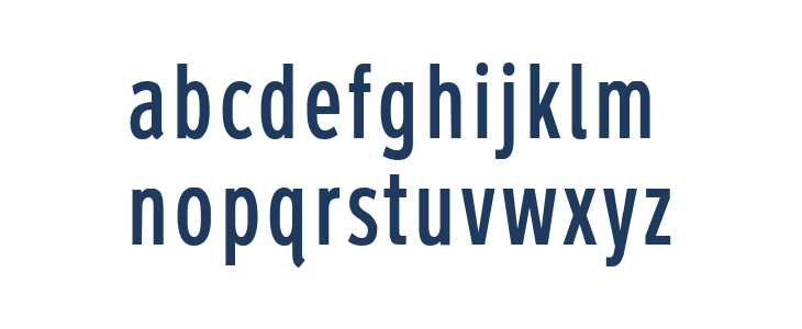 Roadgeek 2005 Series 1B Lowercase