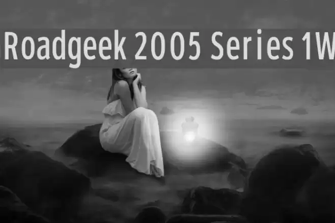 Roadgeek 2005 Series 1W Font examples