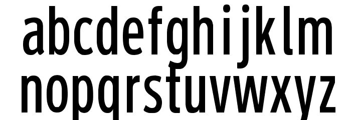 Roadgeek 2005 Series 1W Font LOWERCASE