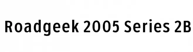 Roadgeek 2005 Series 2B  नि: शुल्क फ़ॉन्ट्स डाउनलोड