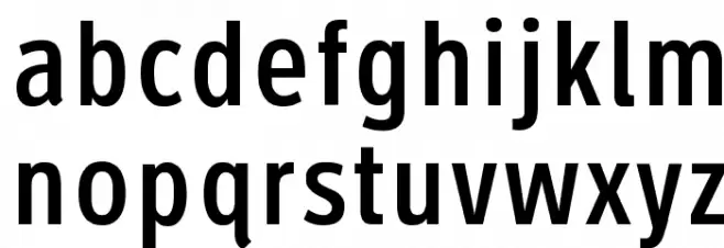 Roadgeek 2005 Series 2B Fuentes MINÚSCULAS