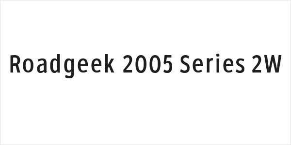 Roadgeek 2005 Series 2W Logo