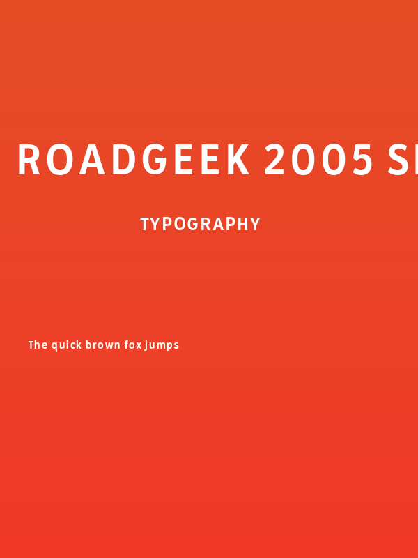 Roadgeek 2005 Series 3B Poster