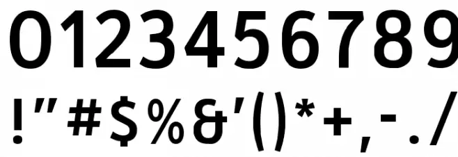 Roadgeek 2005 Series 3W Font OTHER CHARS