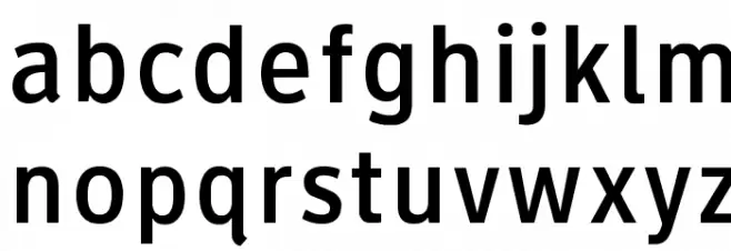 Roadgeek 2005 Series 3W 字体 小写