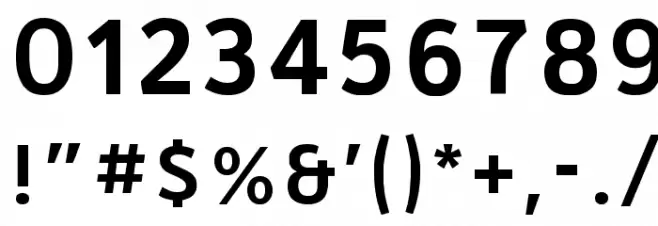 Roadgeek 2005 Series 4W Font OTHER CHARS