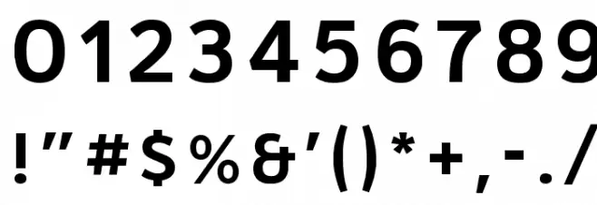 Roadgeek 2005 Series 5W Font OTHER CHARS