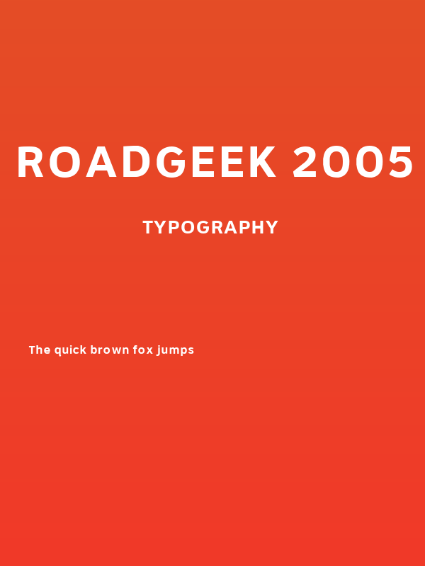 Roadgeek 2005 Series 6B Poster