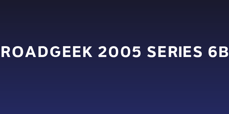 Roadgeek 2005 Series 6B Social Header