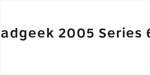 Roadgeek 2005 Series 6W Logo