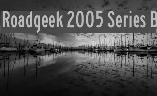 Roadgeek 2005 Series B Font examples