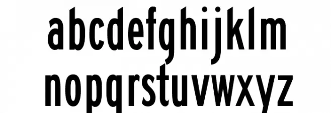 Roadgeek 2005 Series B Font LOWERCASE