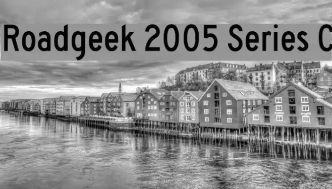 Roadgeek 2005 Series C Font examples