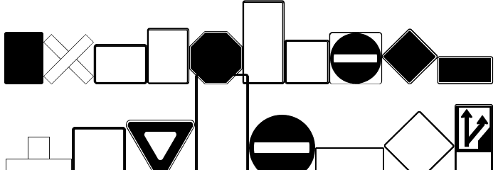 Roadgeek 2005 SignBacks Font OTHER CHARS
