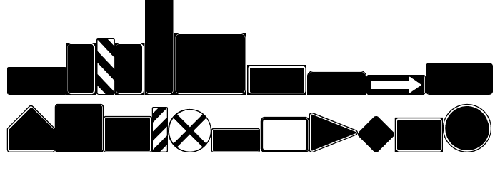 Roadgeek 2005 SignBacks Font LOWERCASE