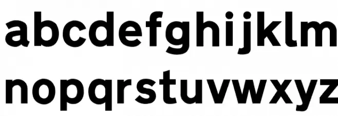 Roadgeek 2005 Transport Heavy Font LOWERCASE