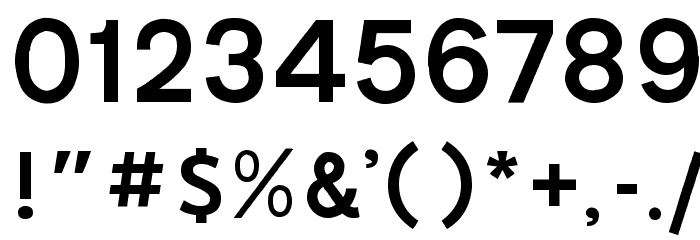 Roadgeek 2005 Transport Medium Font OTHER CHARS