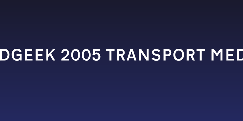 Roadgeek 2005 Transport Medium Social Header