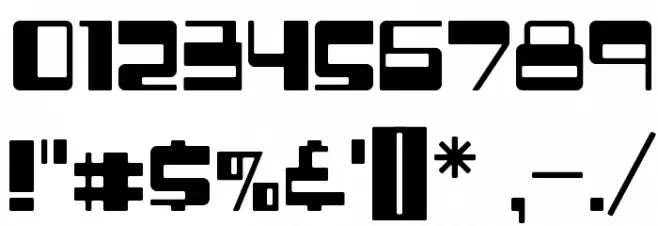 Roadhouse Font OTHER CHARS