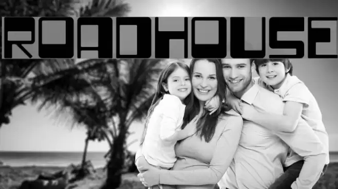 Roadhouse Font examples