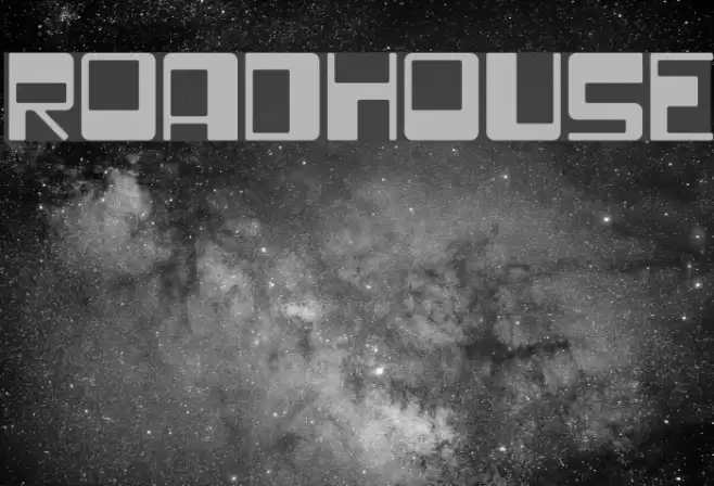 Roadhouse Font examples