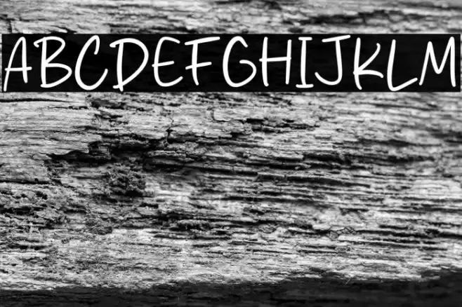 Roading Night Font examples