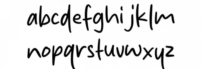 Roading Night 字体 小写